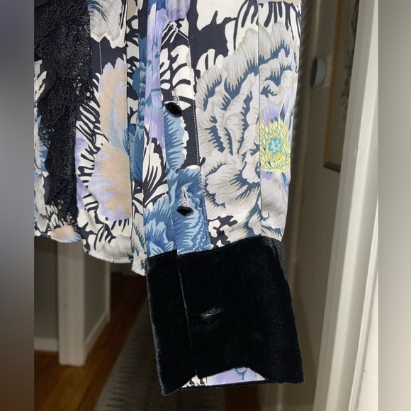 Coach Pleated Blouse With Kaffe Fassett Print - Picture 5 of 10